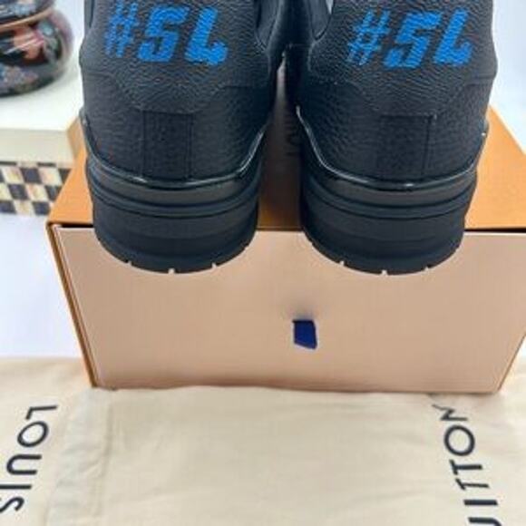 Men's Louis Vuitton monogram trainer sneakers size 11 fits 12 US made in Italy - Picture 8 of 10